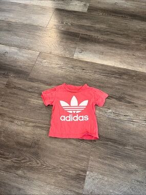 adidas Pink Trefoil Short Sleeve Tee